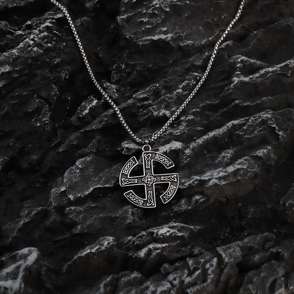 FREE Today: "Eternal Sun" Celtic Knotwork Sacred Geometry Wiccan Pagan Men Necklace - image 4