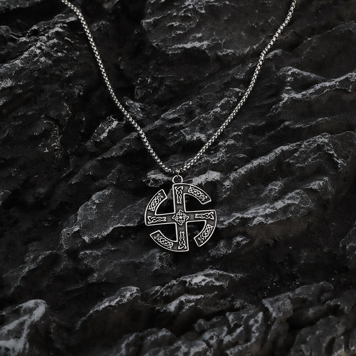 FREE Today: "Eternal Sun" Celtic Knotwork Sacred Geometry Wiccan Pagan Men Necklace - image 4