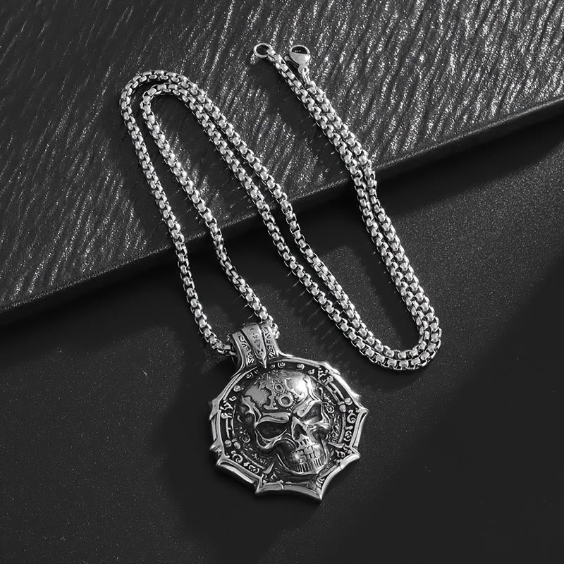 FREE Today: Funky Gothic Skull Pendant Stainless Steel Necklace - image 5