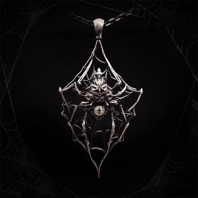 FREE Today: Gothic Spider Web Pendant Necklace Halloween Day of the Dead - image 3