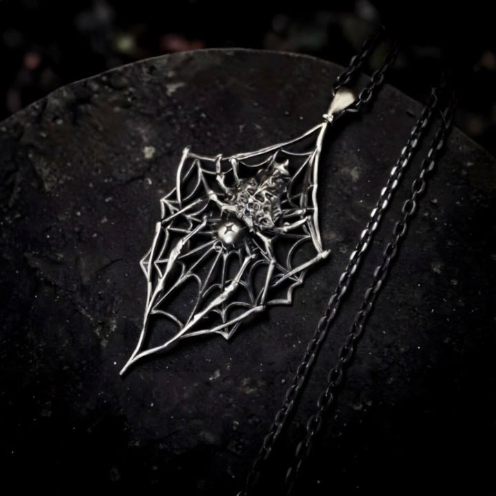 FREE Today: Gothic Spider Web Pendant Necklace Halloween Day of the Dead - image 6