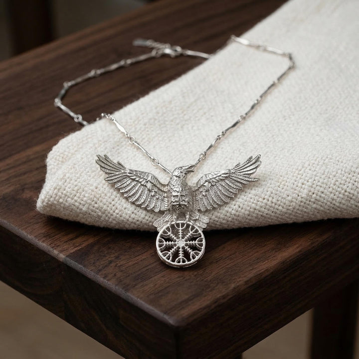 FREE Today: Restyle Helm of Awe Witch Dark Magic Raven Rune Pendant Necklace - image 4