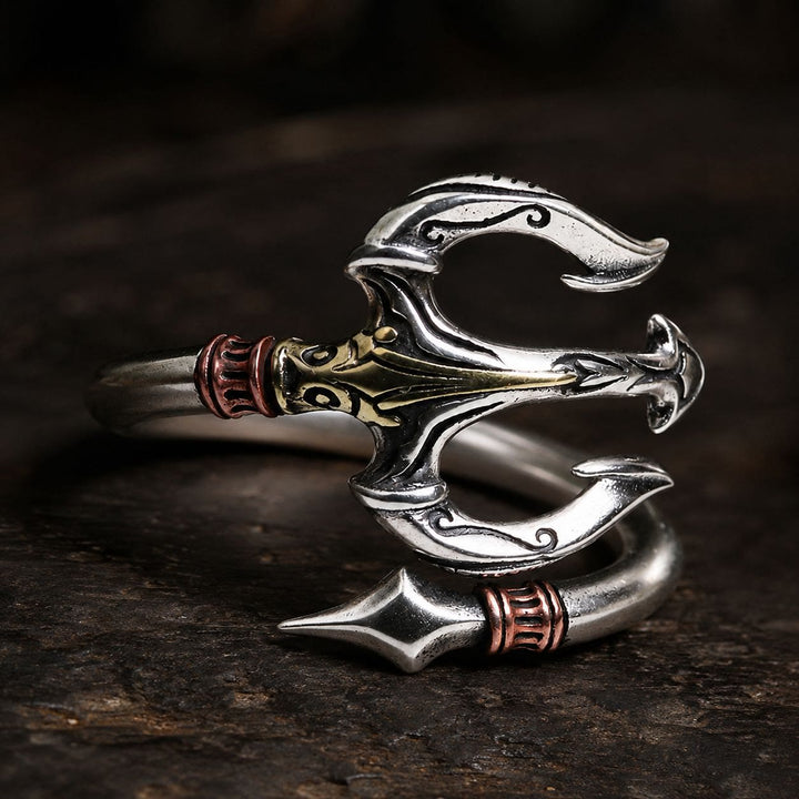 FREE Today: Retro Trident Design Unisex Copper Ring - image 2