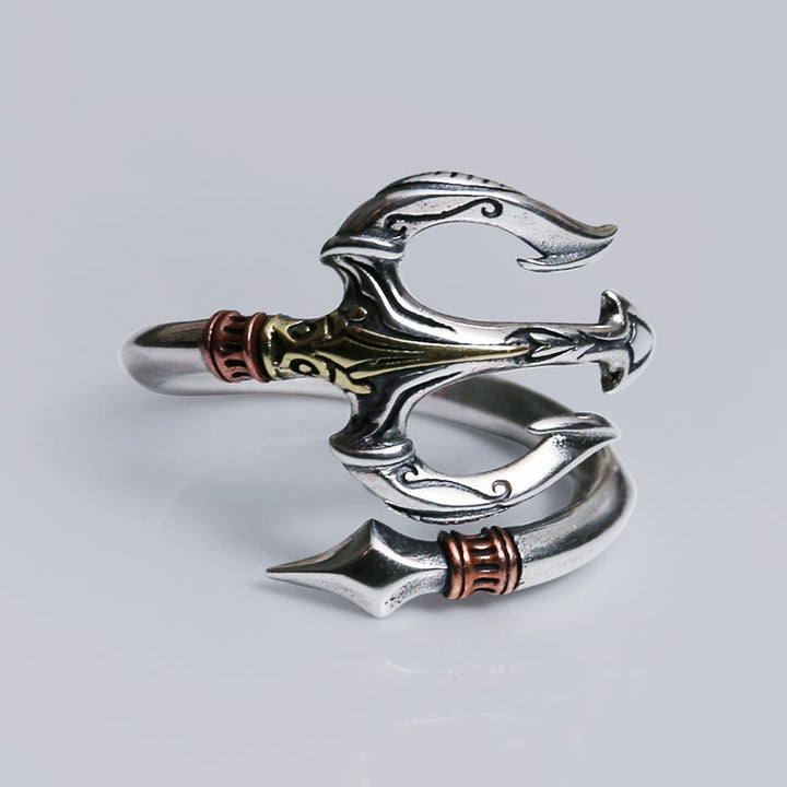 FREE Today: Retro Trident Design Unisex Copper Ring - image 3