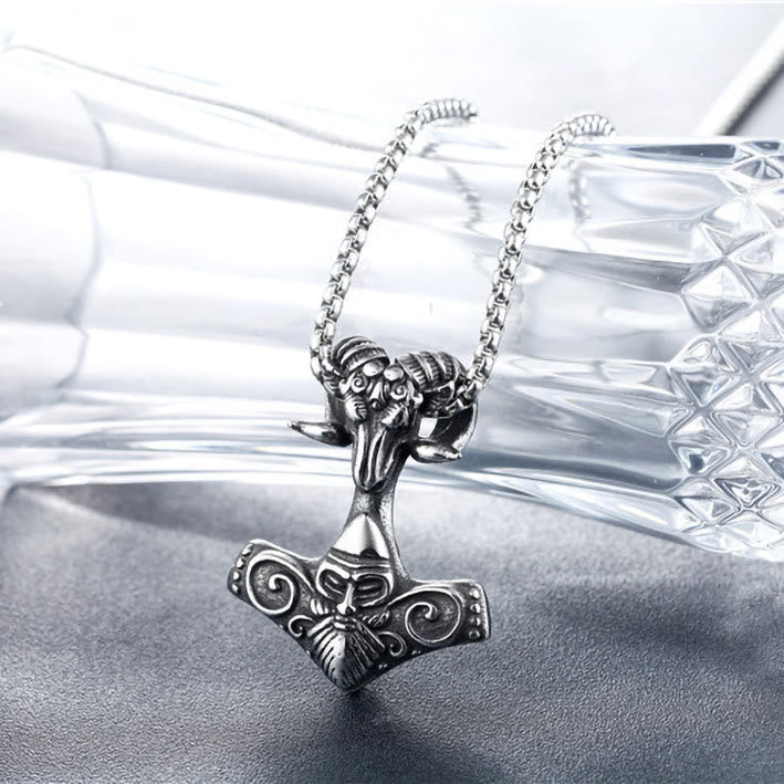 FREE Today: Norse A Ram's Hammer Pendant Necklace - image 1