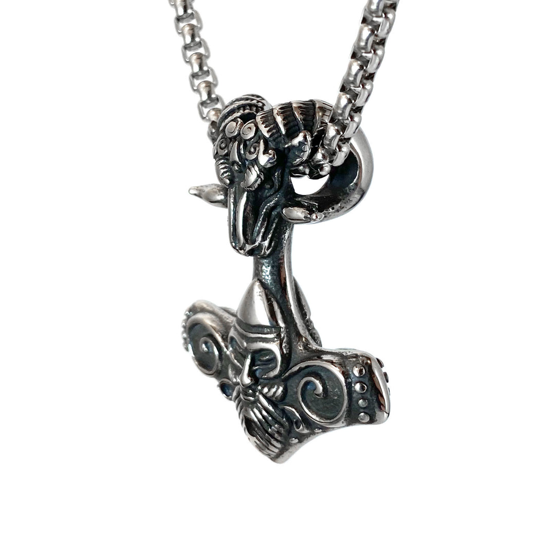 FREE Today: Norse A Ram's Hammer Pendant Necklace - image 5