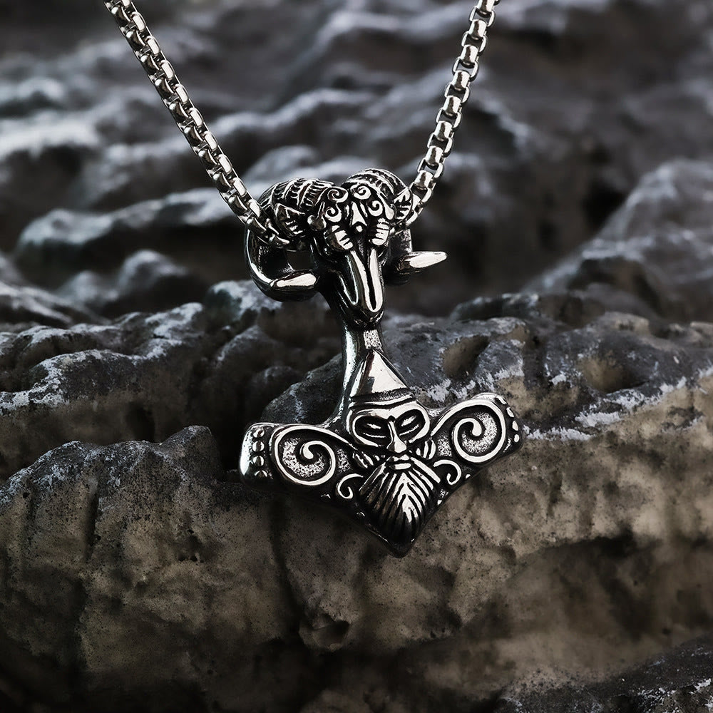 FREE Today: Norse A Ram's Hammer Pendant Necklace - Ram's Hammer - image 0