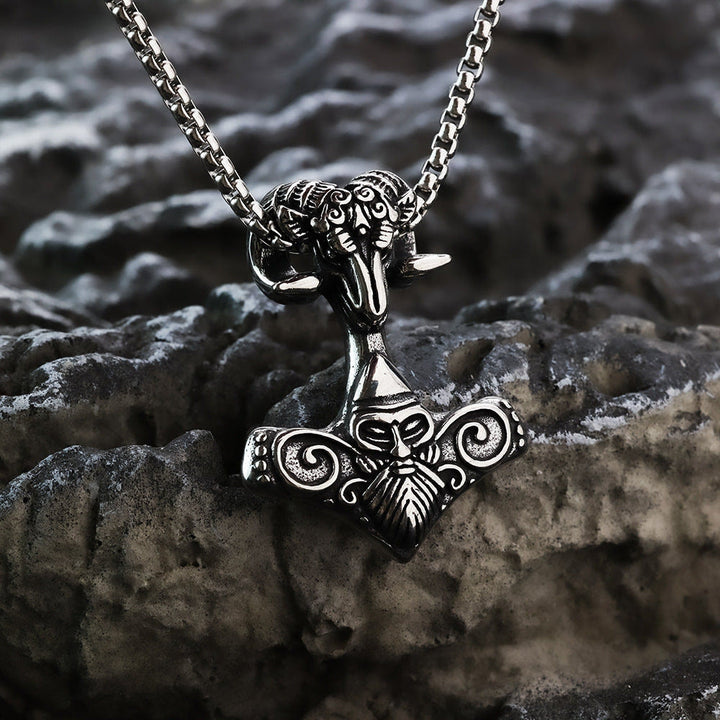 FREE Today: Norse A Ram's Hammer Pendant Necklace - Ram's Hammer - image 0