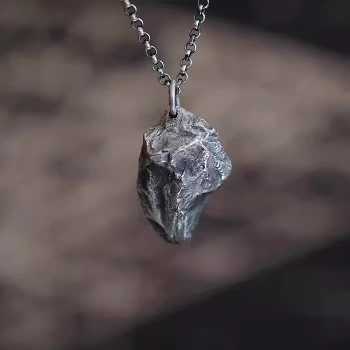 FREE Today: Promise Stone Artificial Meteorite Pendant Copper Necklace - image 4