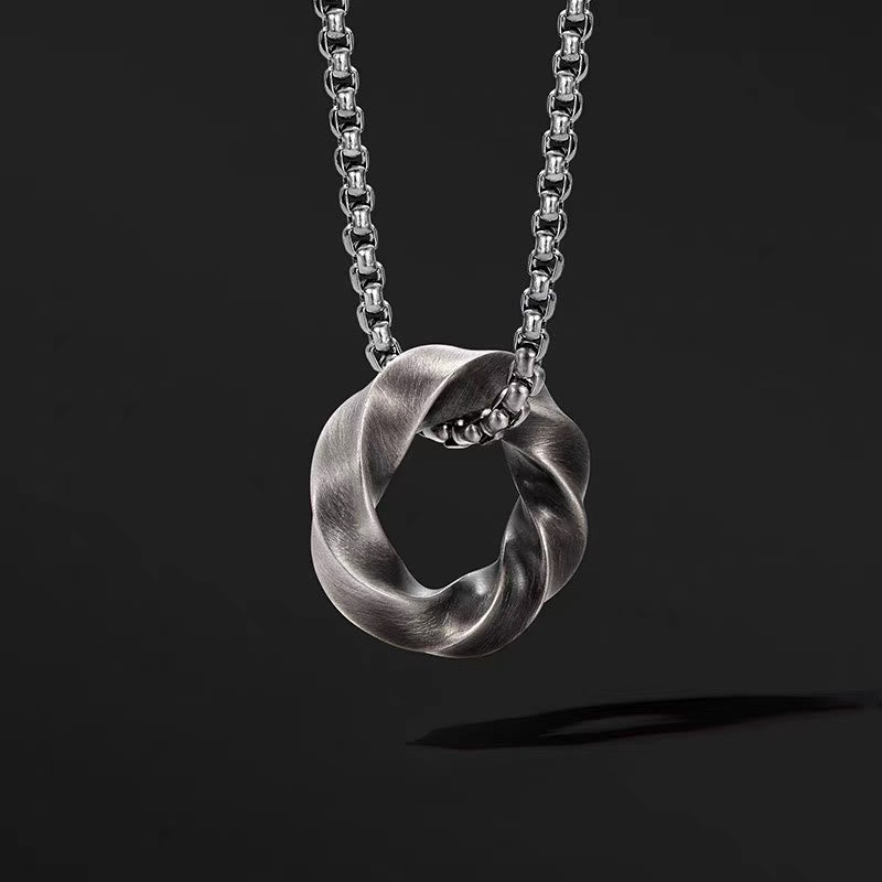 FREE Today: "Eternal Universe" Twisted Mobius Pendant Copper Necklace - Mobius - image 0