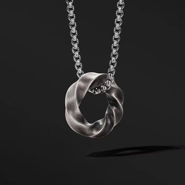 FREE Today: "Eternal Universe" Twisted Mobius Pendant Copper Necklace - Mobius - image 0