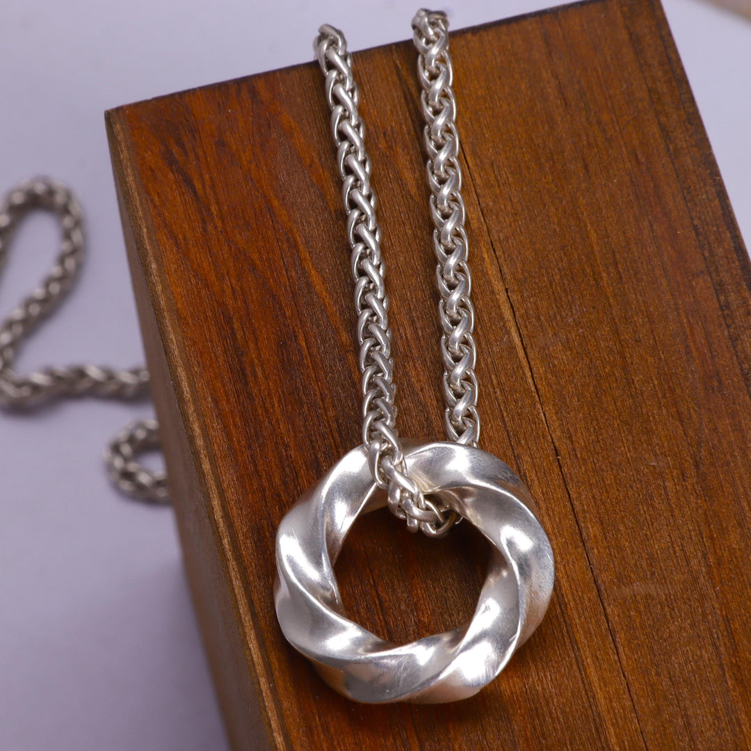 FREE Today: "Eternal Universe" Twisted Mobius Pendant Copper Necklace - image 4