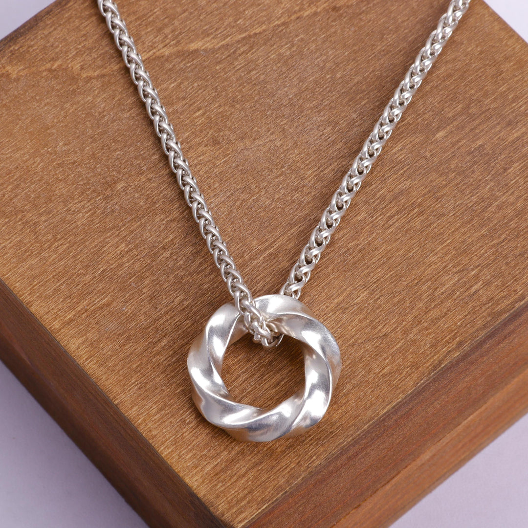FREE Today: "Eternal Universe" Twisted Mobius Pendant Copper Necklace - image 6