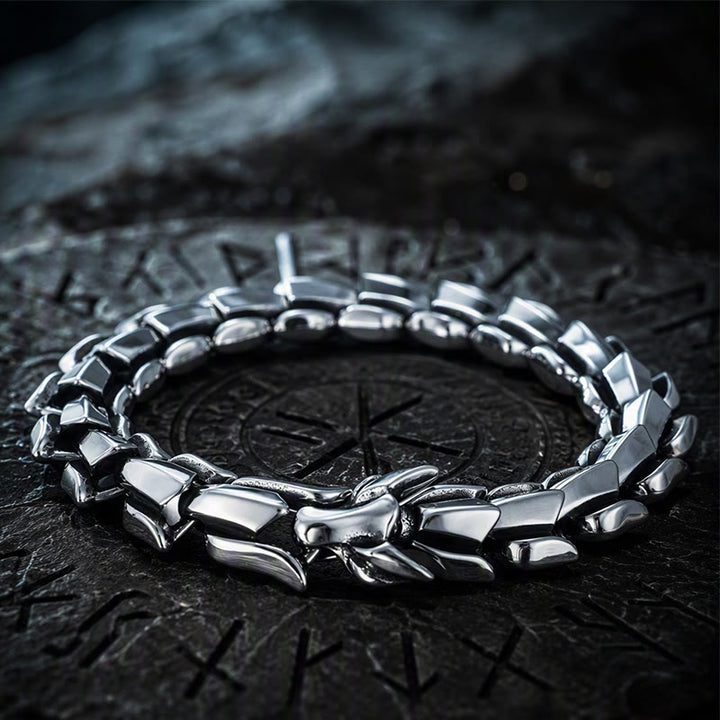 FREE Today: Viking Style Vintage Dragon Scale Alloy Bracelet - image 10