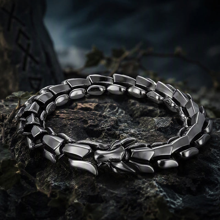 FREE Today: Viking Style Vintage Dragon Scale Alloy Bracelet - image 5