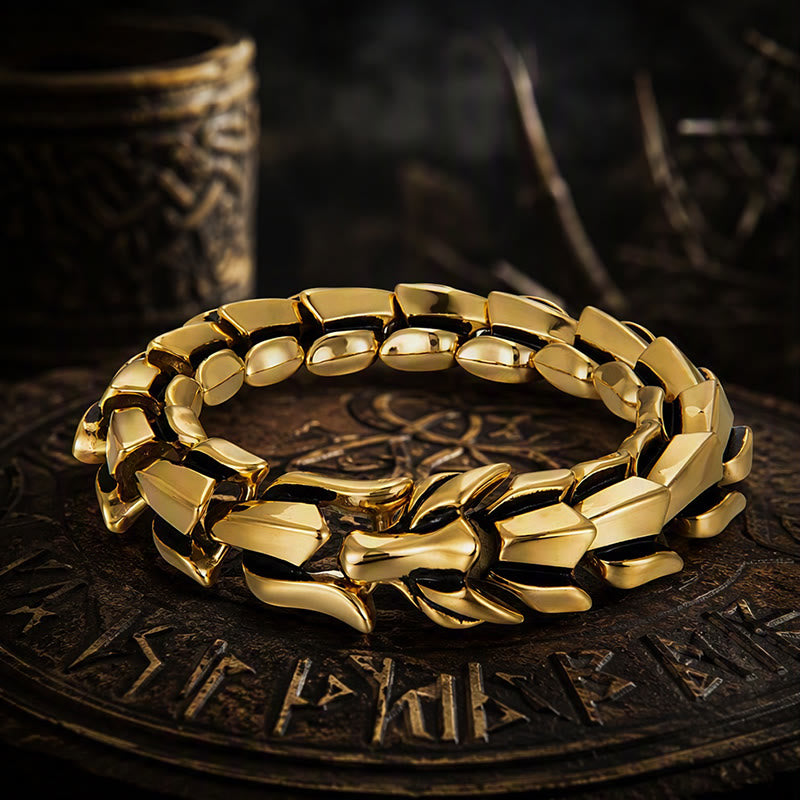 FREE Today: Viking Style Vintage Dragon Scale Alloy Bracelet - image 21