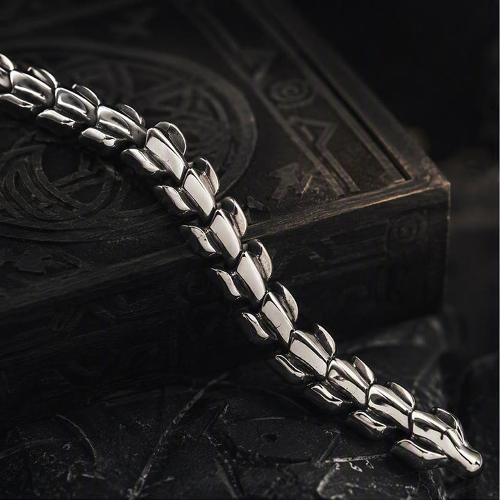 FREE Today: Viking Style Vintage Dragon Scale Alloy Bracelet - image 13
