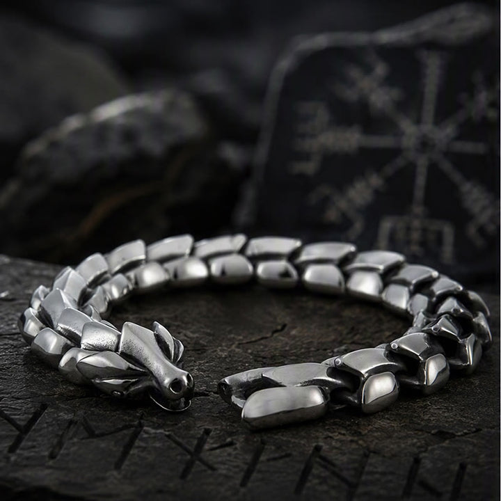 FREE Today: Viking Style Vintage Dragon Scale Alloy Bracelet - image 8