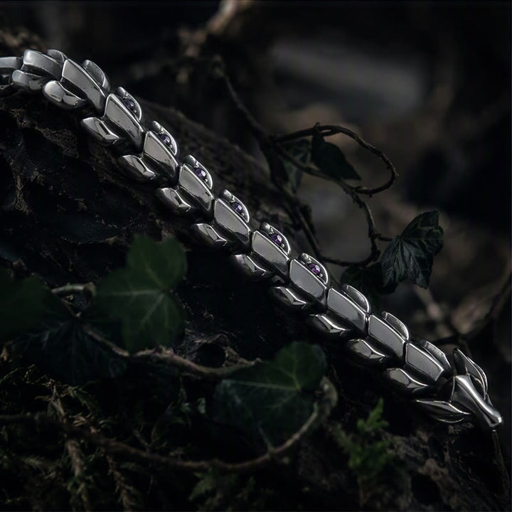 FREE Today: Viking Style Vintage Dragon Scale Alloy Bracelet - image 6