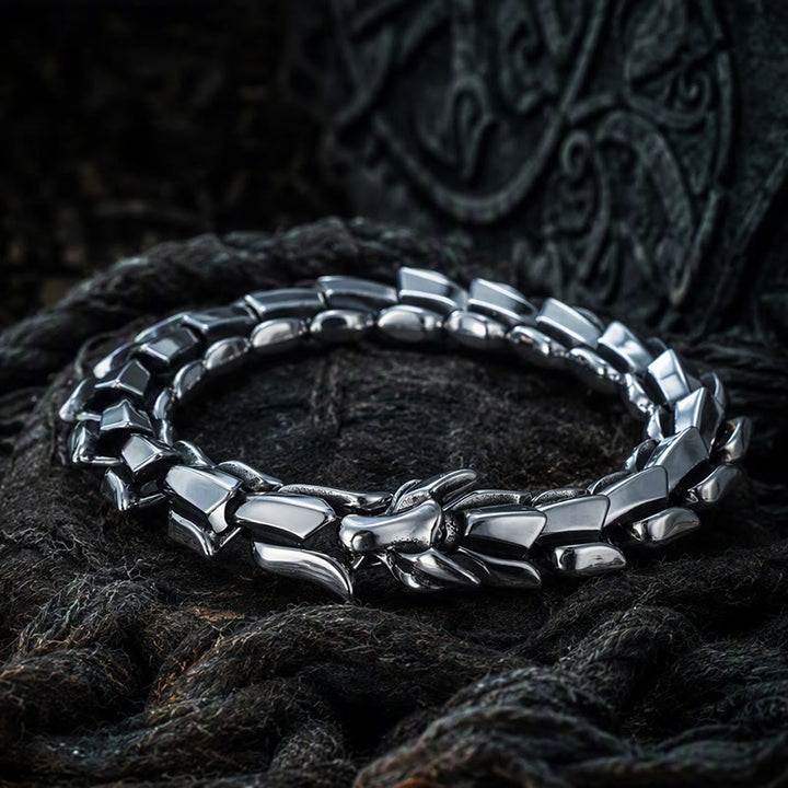FREE Today: Viking Style Vintage Dragon Scale Alloy Bracelet - image 11