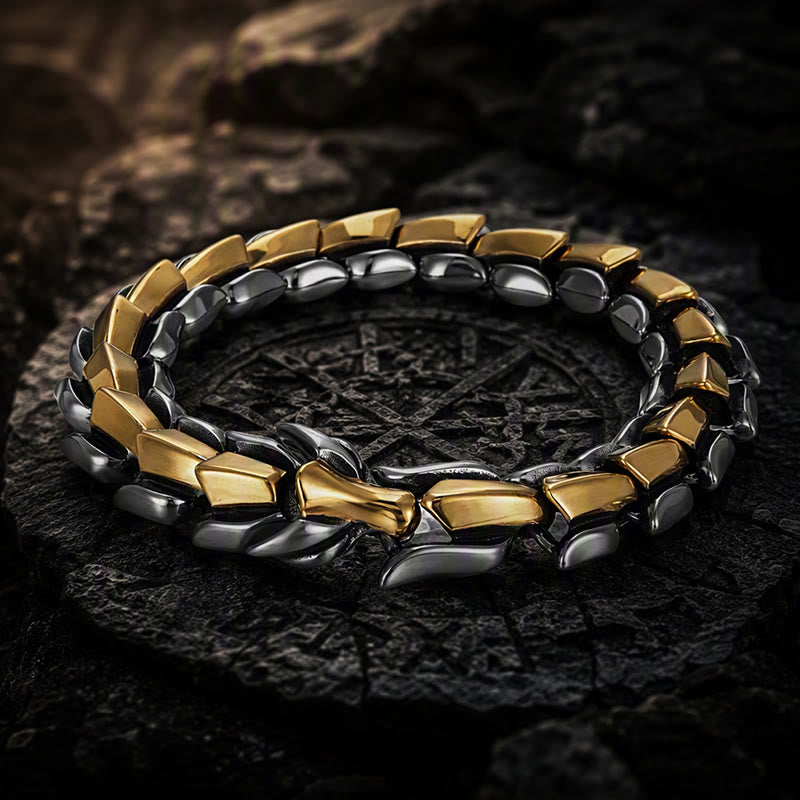 FREE Today: Viking Style Vintage Dragon Scale Alloy Bracelet - image 15
