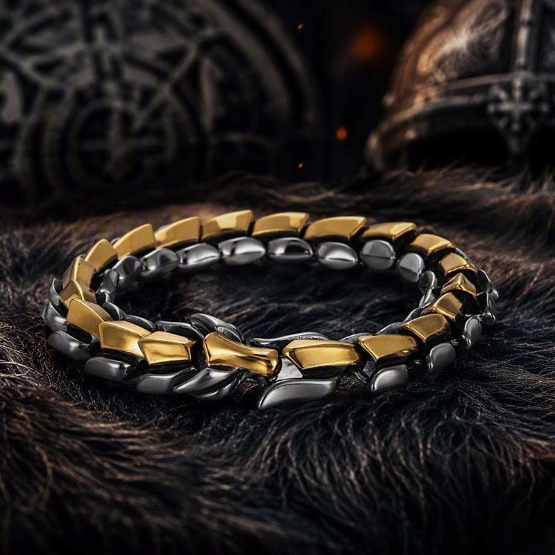 FREE Today: Viking Style Vintage Dragon Scale Alloy Bracelet - image 17