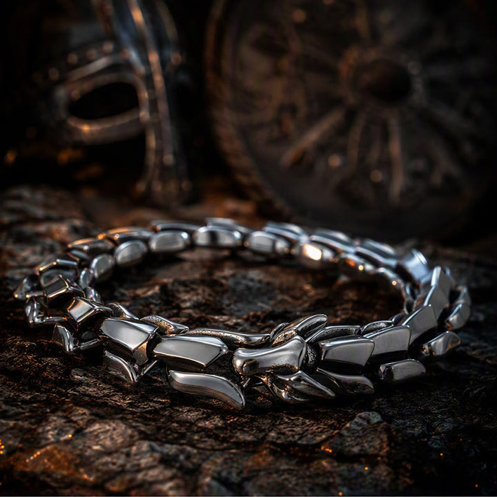 FREE Today: Viking Style Vintage Dragon Scale Alloy Bracelet - image 12