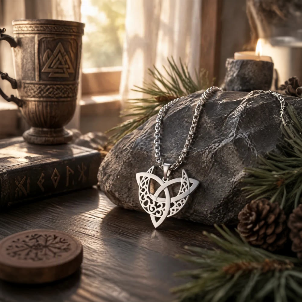 FREE Today: Viking Moon Goddess Golden Plated Pendant Necklace - image 11