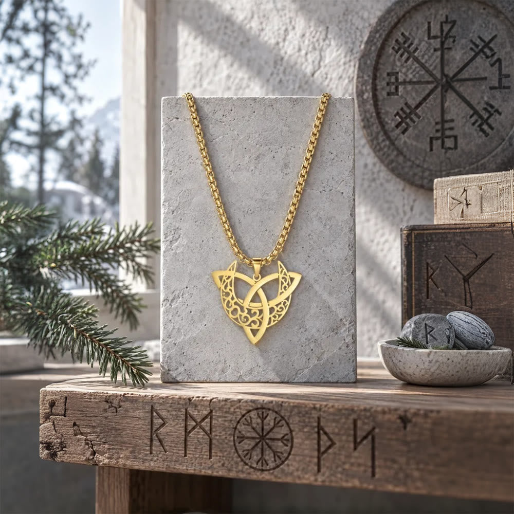 FREE Today: Viking Moon Goddess Golden Plated Pendant Necklace - image 7