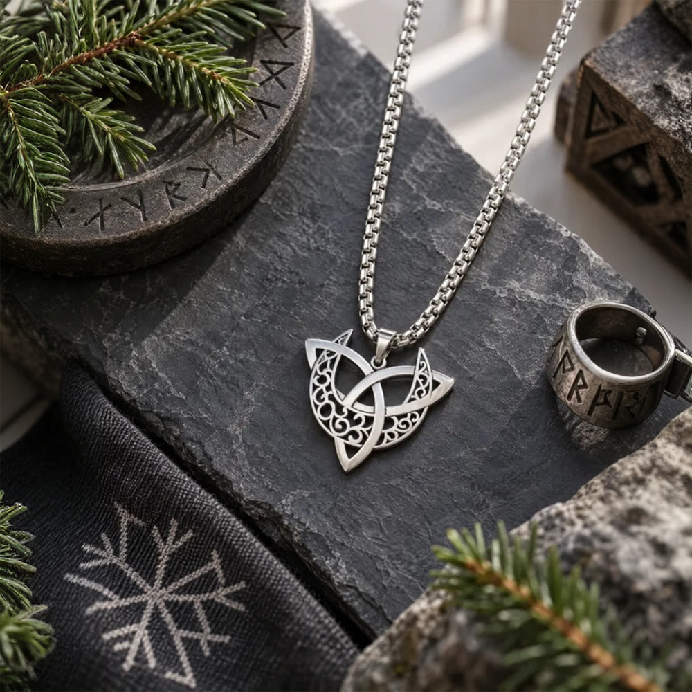 FREE Today: Viking Moon Goddess Golden Plated Pendant Necklace - image 12