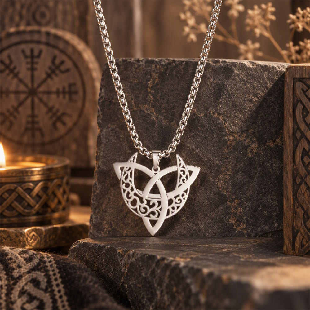 FREE Today: Viking Moon Goddess Golden Plated Pendant Necklace - image 9
