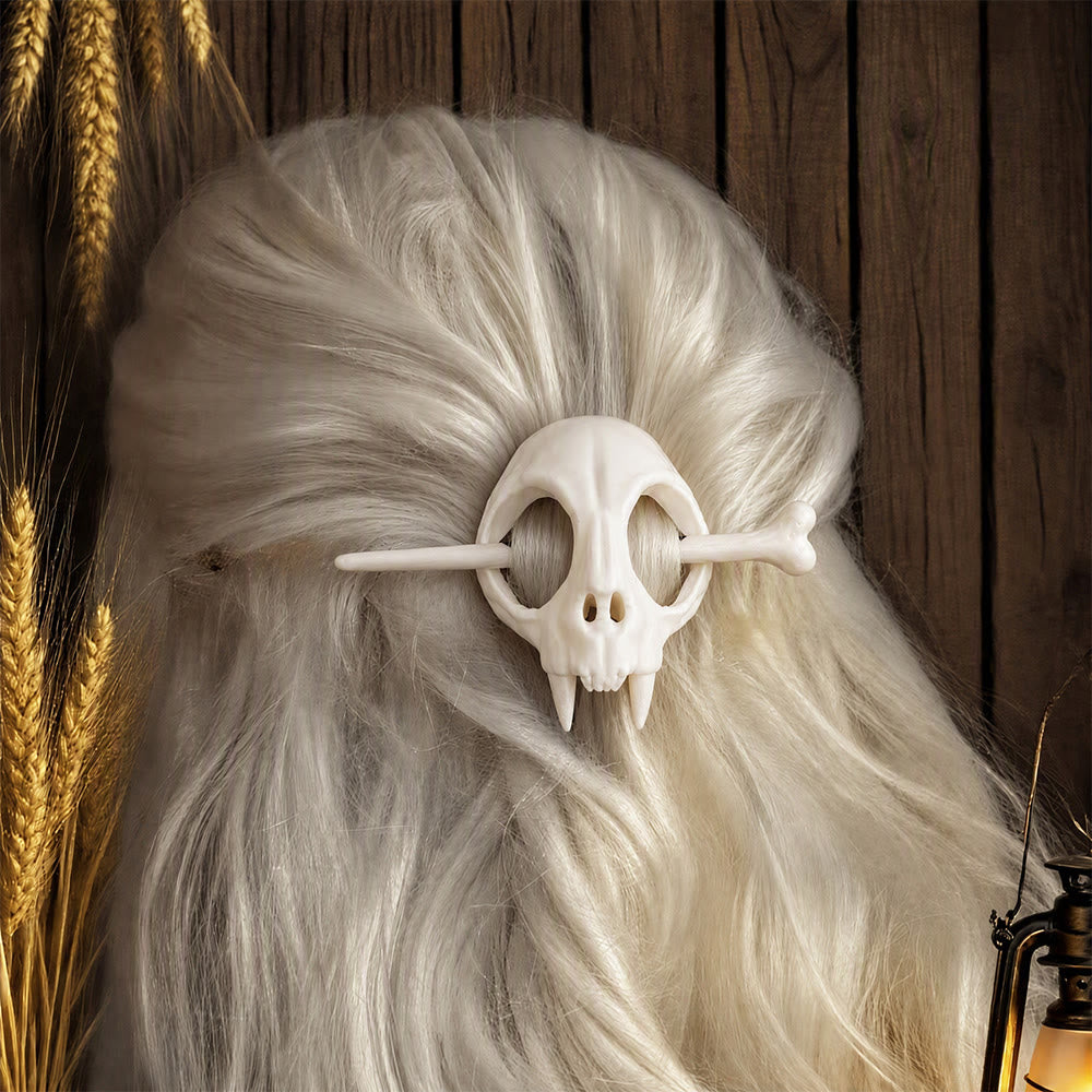FREE Today: 1Pcs Vintage Viking Dragon Hairpin Punk Skull Hair Clip Gothic Women's Hair Stick - image 1