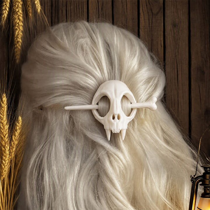 FREE Today: 1Pcs Vintage Viking Dragon Hairpin Punk Skull Hair Clip Gothic Women's Hair Stick - image 1