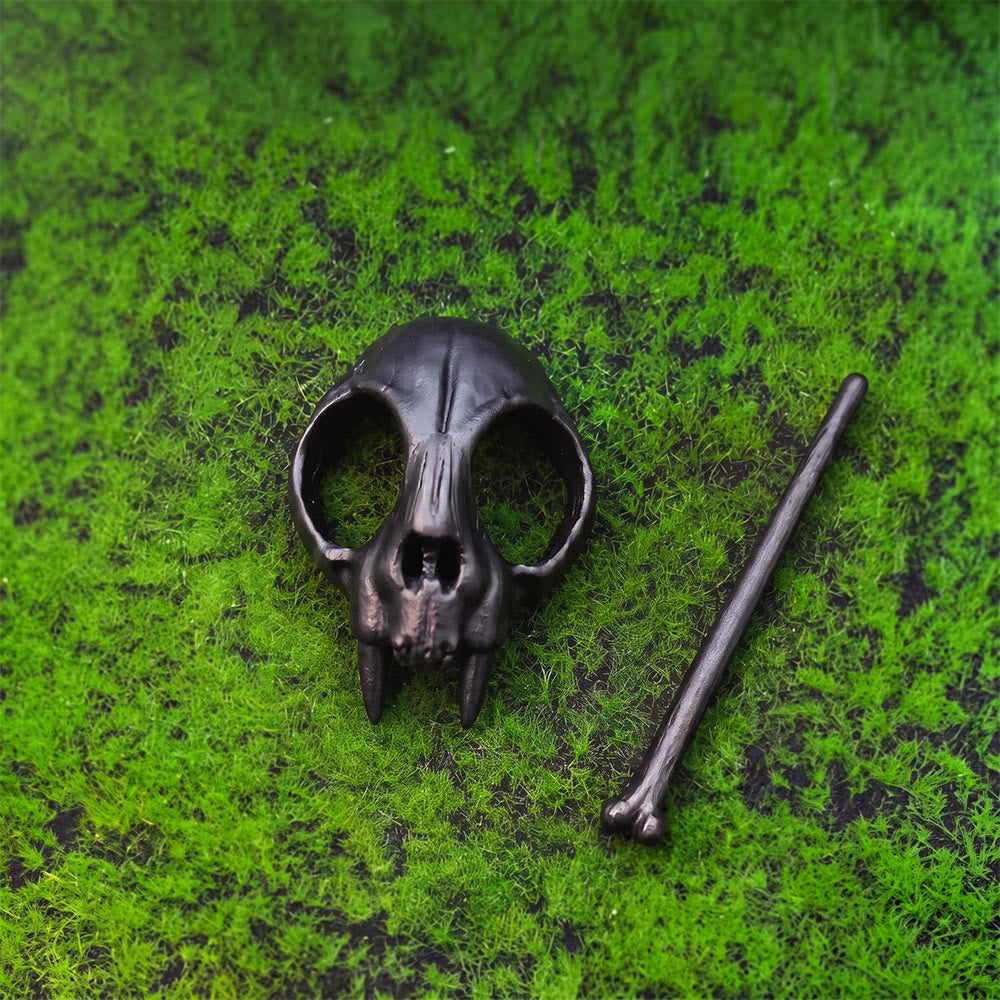 FREE Today: 1Pcs Vintage Viking Dragon Hairpin Punk Skull Hair Clip Gothic Women's Hair Stick - image 9