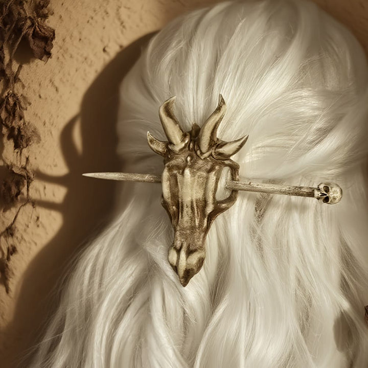FREE Today: 1Pcs Vintage Viking Dragon Hairpin Punk Skull Hair Clip Gothic Women's Hair Stick - image 32