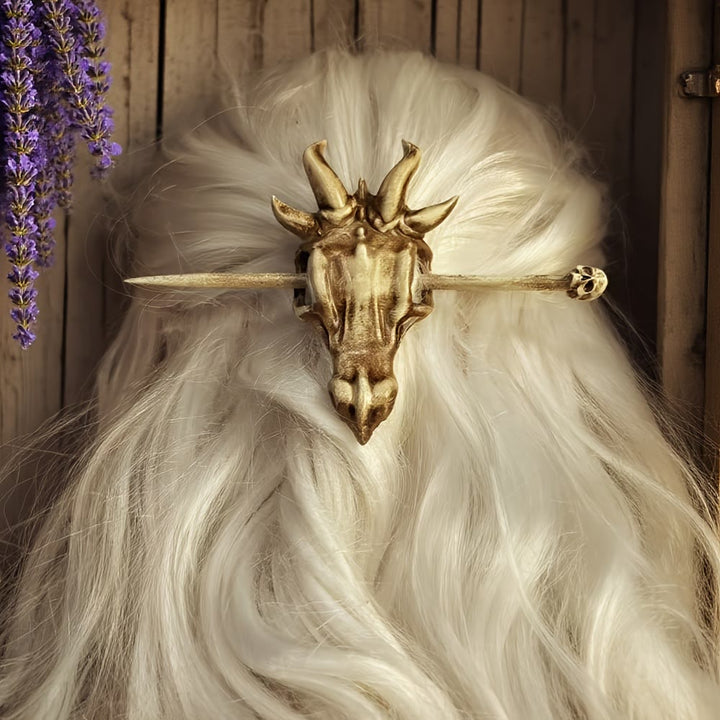FREE Today: 1Pcs Vintage Viking Dragon Hairpin Punk Skull Hair Clip Gothic Women's Hair Stick - image 33