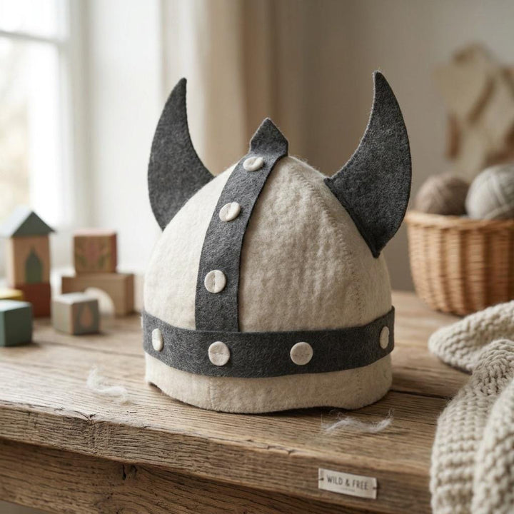 FREE Today: Viking Nordic Sauna Hat Wool Felt Sauna Cap with Horns - image 9