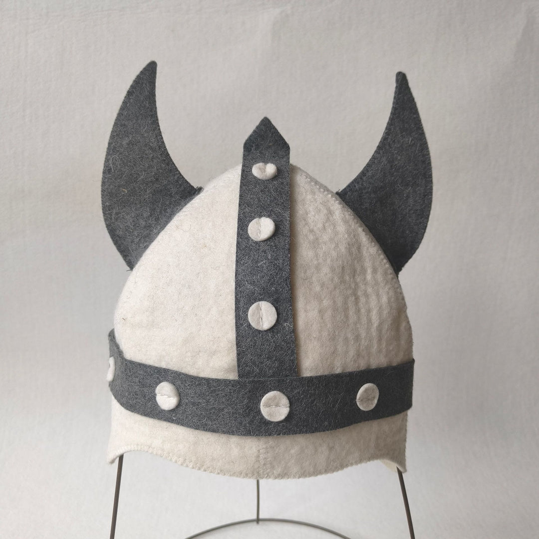 FREE Today: Viking Nordic Sauna Hat Wool Felt Sauna Cap with Horns - image 12