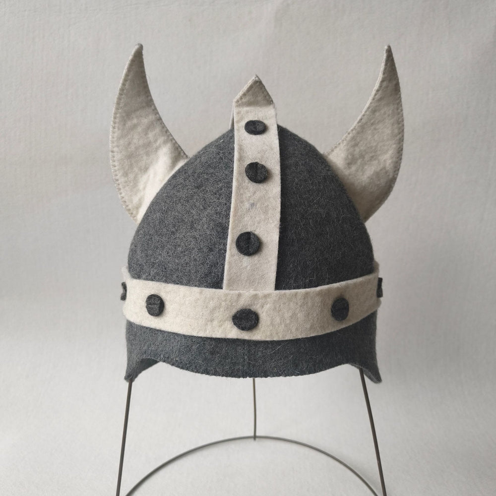 FREE Today: Viking Nordic Sauna Hat Wool Felt Sauna Cap with Horns - image 1