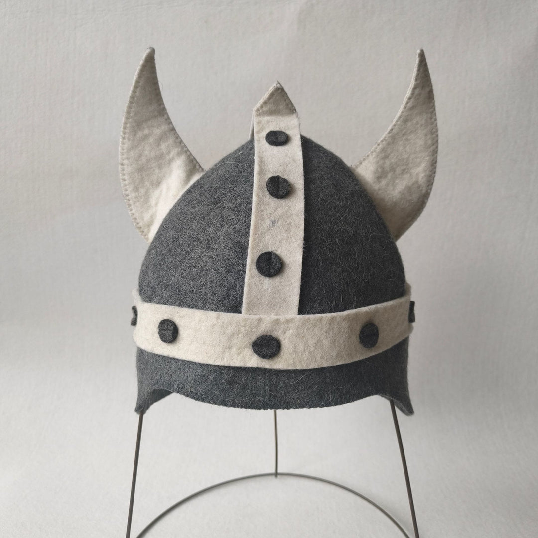 FREE Today: Viking Nordic Sauna Hat Wool Felt Sauna Cap with Horns - image 1