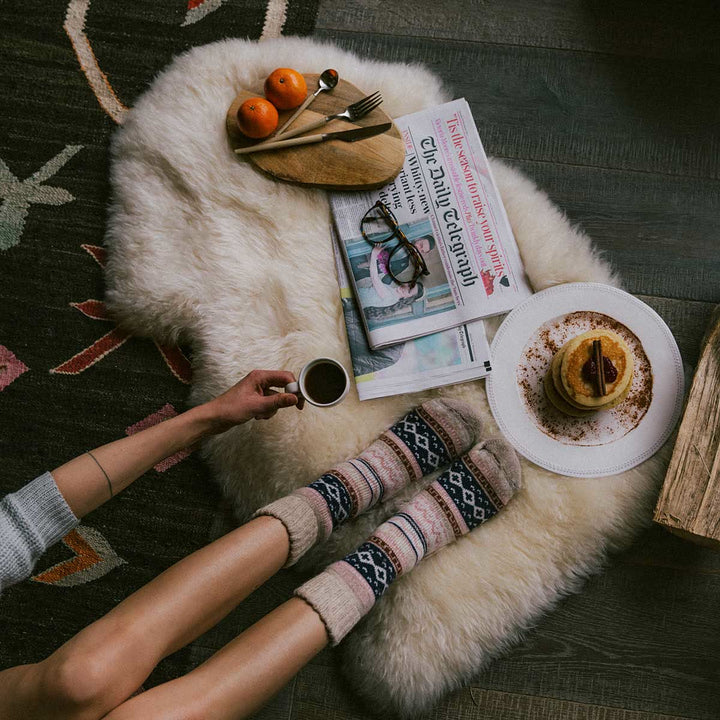 FREE Today: 5 Pairs Socks for Women Winter Thick Warm Wool Socks Cozy Crew Christmas Gift - image 15