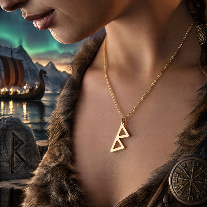 FREE Today: Viking Runes Letters Pendant Charm Personalized Necklace Norse Mythology Viking Gift - image 1