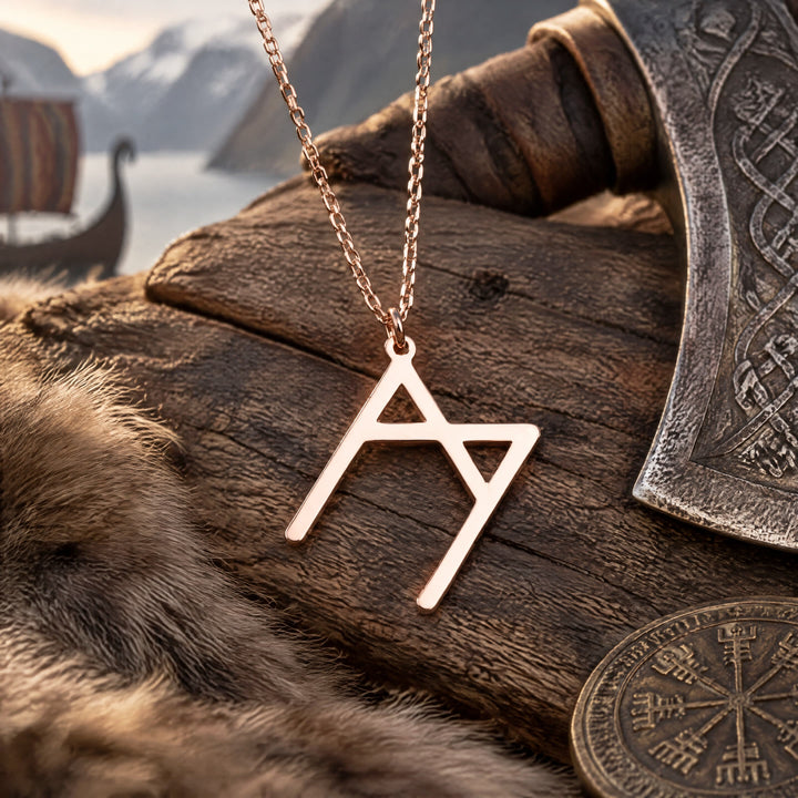 FREE Today: Viking Runes Letters Pendant Charm Personalized Necklace Norse Mythology Viking Gift - image 6