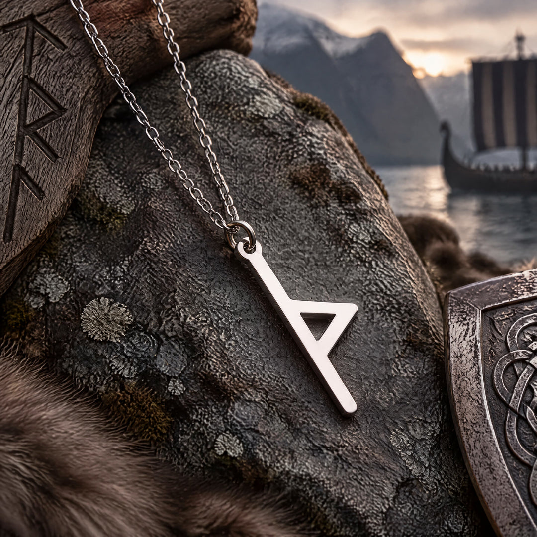 FREE Today: Viking Runes Letters Pendant Charm Personalized Necklace Norse Mythology Viking Gift - image 4