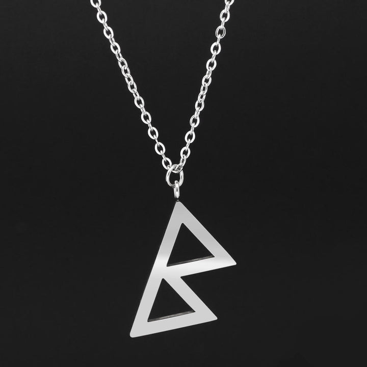 FREE Today: Viking Runes Letters Pendant Charm Personalized Necklace Norse Mythology Viking Gift - ᛒ - B - Silver - image 14