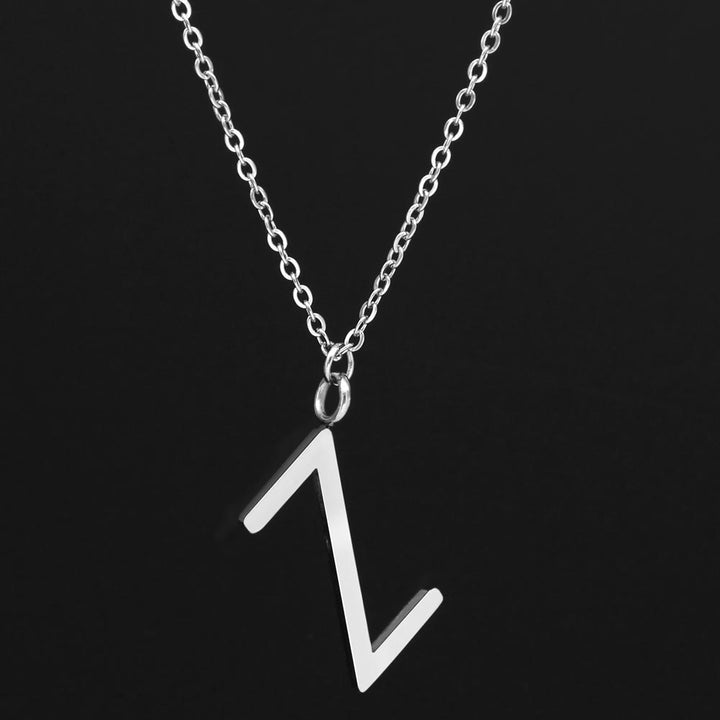 FREE Today: Viking Runes Letters Pendant Charm Personalized Necklace Norse Mythology Viking Gift - ᛉ - Z - Silver - image 20