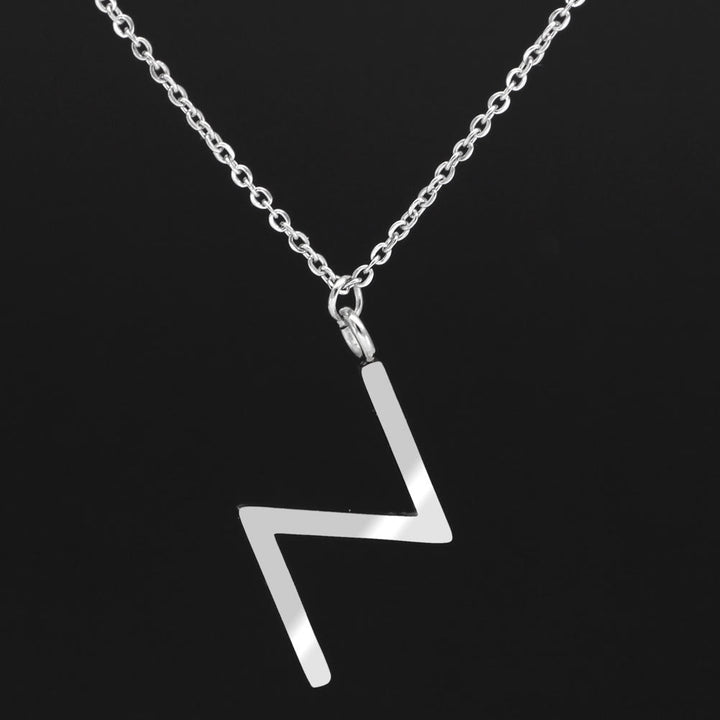 FREE Today: Viking Runes Letters Pendant Charm Personalized Necklace Norse Mythology Viking Gift - ᛋ - S - Silver - image 44