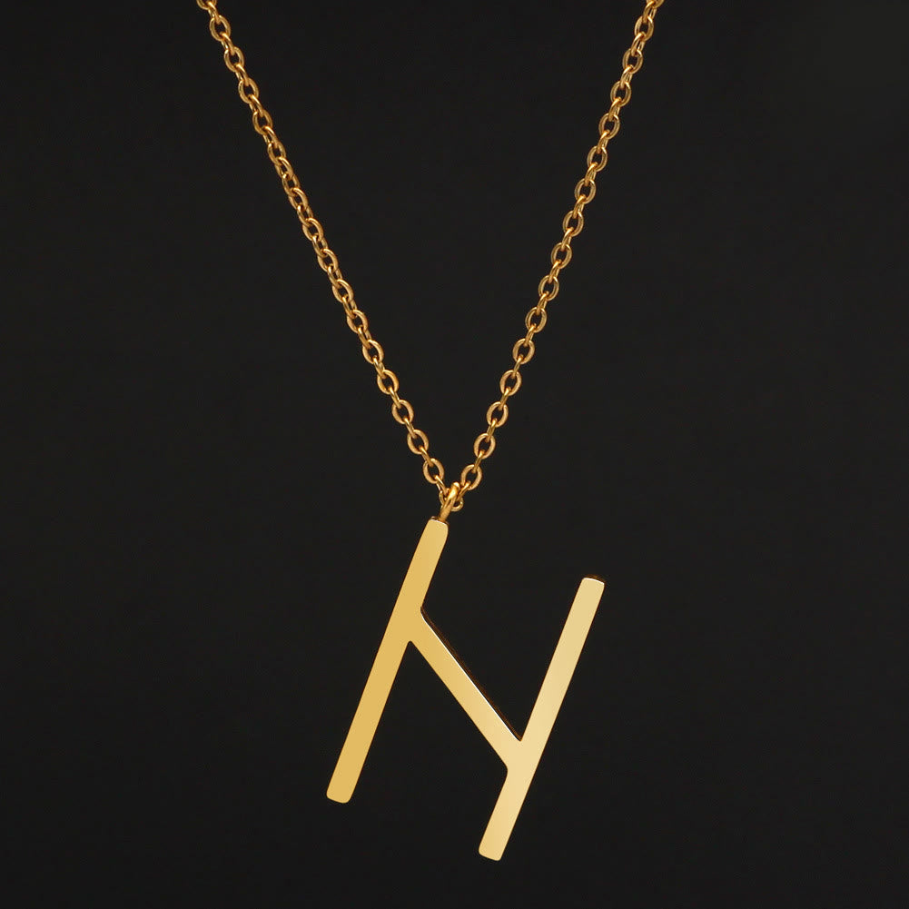 FREE Today: Viking Runes Letters Pendant Charm Personalized Necklace Norse Mythology Viking Gift - ᚺ - H - Golden - image 24