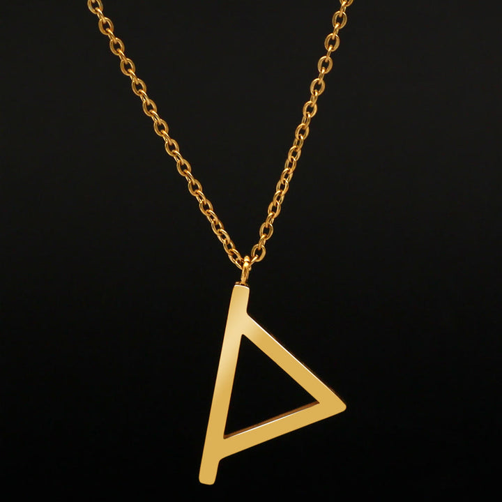 FREE Today: Viking Runes Letters Pendant Charm Personalized Necklace Norse Mythology Viking Gift - ᚦ - TH - Golden - image 47