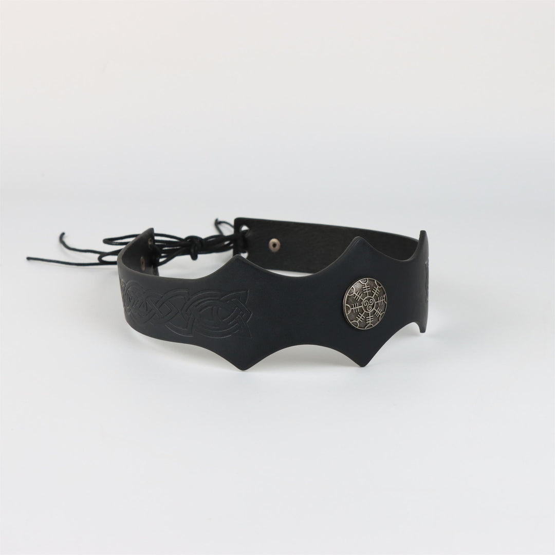FREE Today: Medieval Embossed Faux Leather Headpiece Viking Retro Renaissance Adjustable Cosplay Headband - image 23